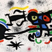 Joan Miró, Barrio chino (detail), 1971. Courtesy of Gomleys Fine Art