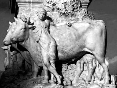 Louis Pasteur monument du vaccin contre la maladie du charbon