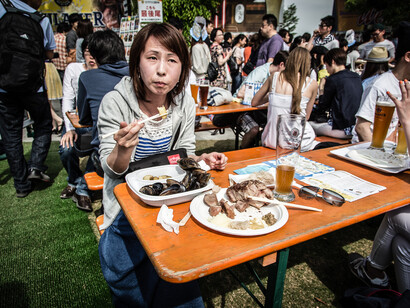 Un pranzo bavarese all’Oktoberfest di Odaiba
