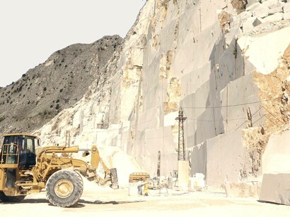 In Carrara, in the Massa-Carrara province in Toscana, Italy are famous marble quarries