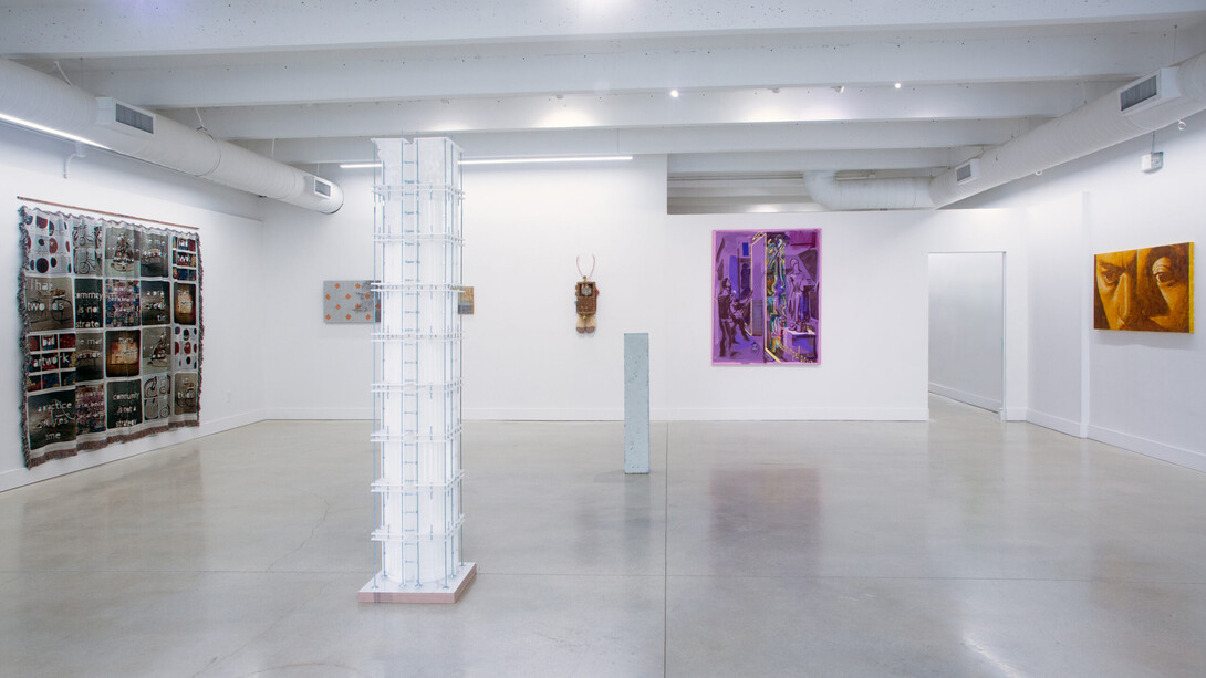 Various artists, Material, material world (Miami), exhibition view. Courtesy of David Castillo Gallery