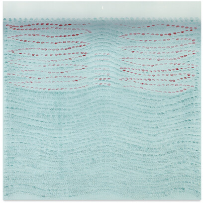 John Hyen Lee, Memory Forest, 2023, oil on panel, 40x40 inches. Courtesy the artist and Harper's, NYC