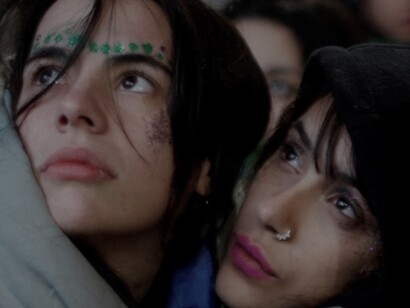 Manifestantes en las inmediaciones del Congreso argentino cuando se votaba la ley