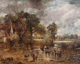 Full-Scale Study for The Hay Wain, John Constable, about 1821, England. Museum no. 987-1900. © Victoria and Albert Museum, London