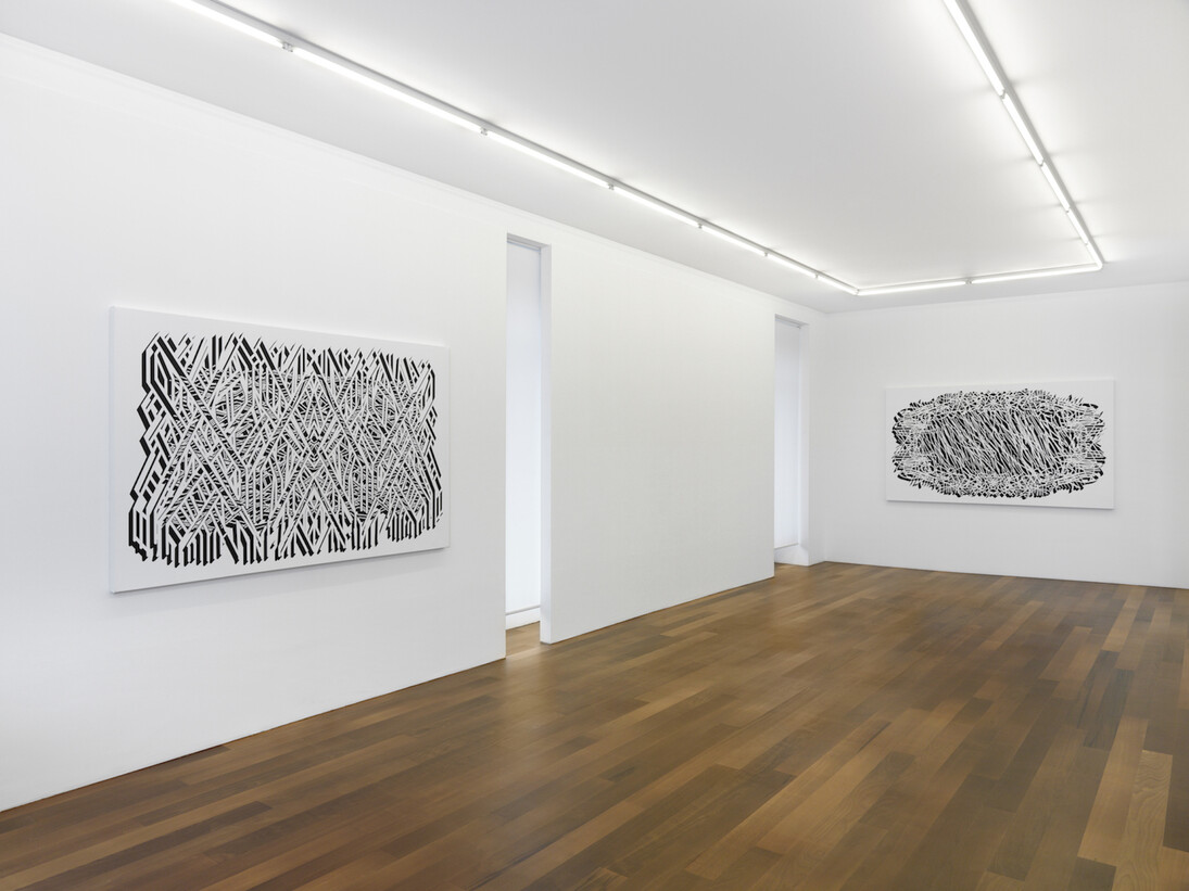 Pablo Siquier, Exhibition view. Courtesy of Galerie Xippas