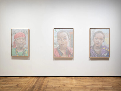 Alioune Diagne, Saytu, exhibition view. Courtesy of Templon