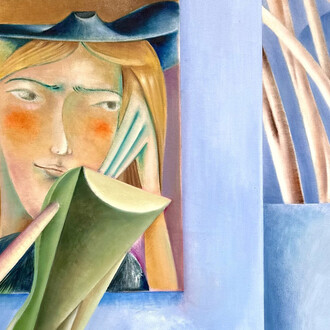 Pablo Benzo, Silent blue (detail), 2026. Courtesy of Johansson Projects