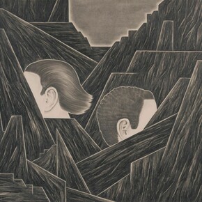 ROBYN O'NEILGovernment Bureau (after Tooker), 2016Graphite on paper22 3/4 x 30 in. Sheet25 3/4 x 32 3/4 in. Frame(RO0097)Courtesy of Susan Inglett Gallery, NYC.