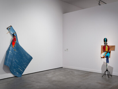 Jessica Stockholder, Cardinal directions, exhibition view. Courtesy of Es Baluard Museu d'Art Contemporani de Palma