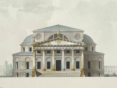 Masterworks of Architectural Drawing. Courtesy of Albertina Museum