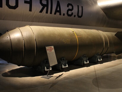 The Mark 17, on display at the National Museum of the US Air Force, was the first operational thermonuclear weapon of the U.S. Air Force, known as the “H-bomb,” where hydrogen fusion under extreme heat generated unprecedented levels of energy