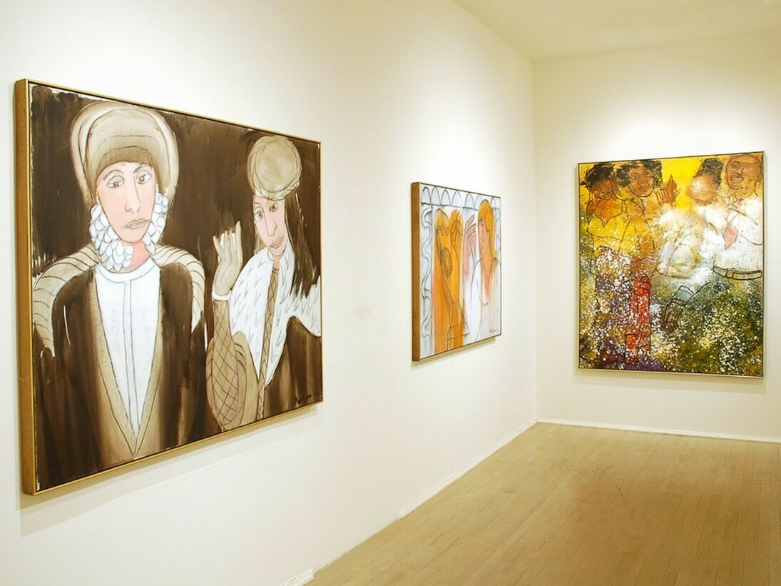 Grace Hartigan. The Late Paintings, Exhibition view. Courtesy of C. Grimaldis Gallery