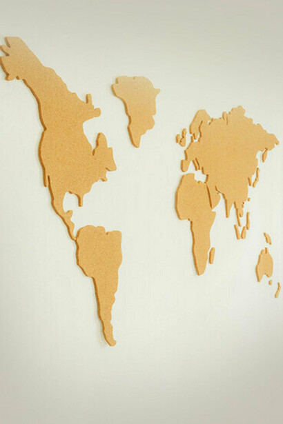 Mappemonde murale. Aucun État n'est tenu à comparaître devant la Cour internationale de justice si il ne l'a pas reconnu
