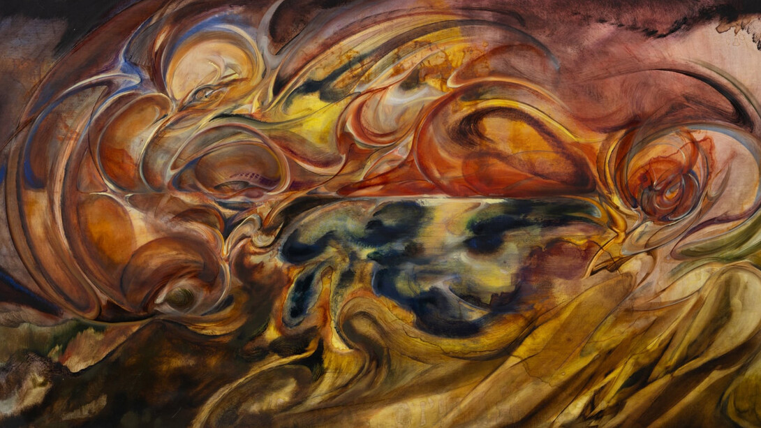 Blair Whiteford, Open horizon with bloom, 2024. Courtesy of Matthew Brown Gallery