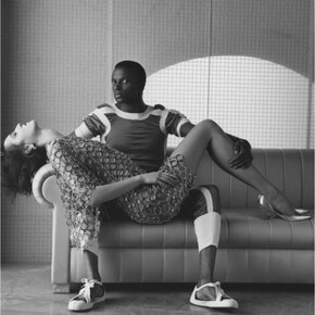 Robert Mapplethorpe, Paris Fashion / Dovanna, 1984, Silver gelatin print, Unframed 50.8 x 40.6 cm, © Robert Mapplethorpe Foundation. Used by Permission, Courtesy The Robert Mapplethorpe Foundation, New York and Alison Jacques Gallery, London