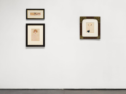 Carol Rama, The tongue, the eye, the foot, exhibition view. Courtesy of Aspen Art Museum