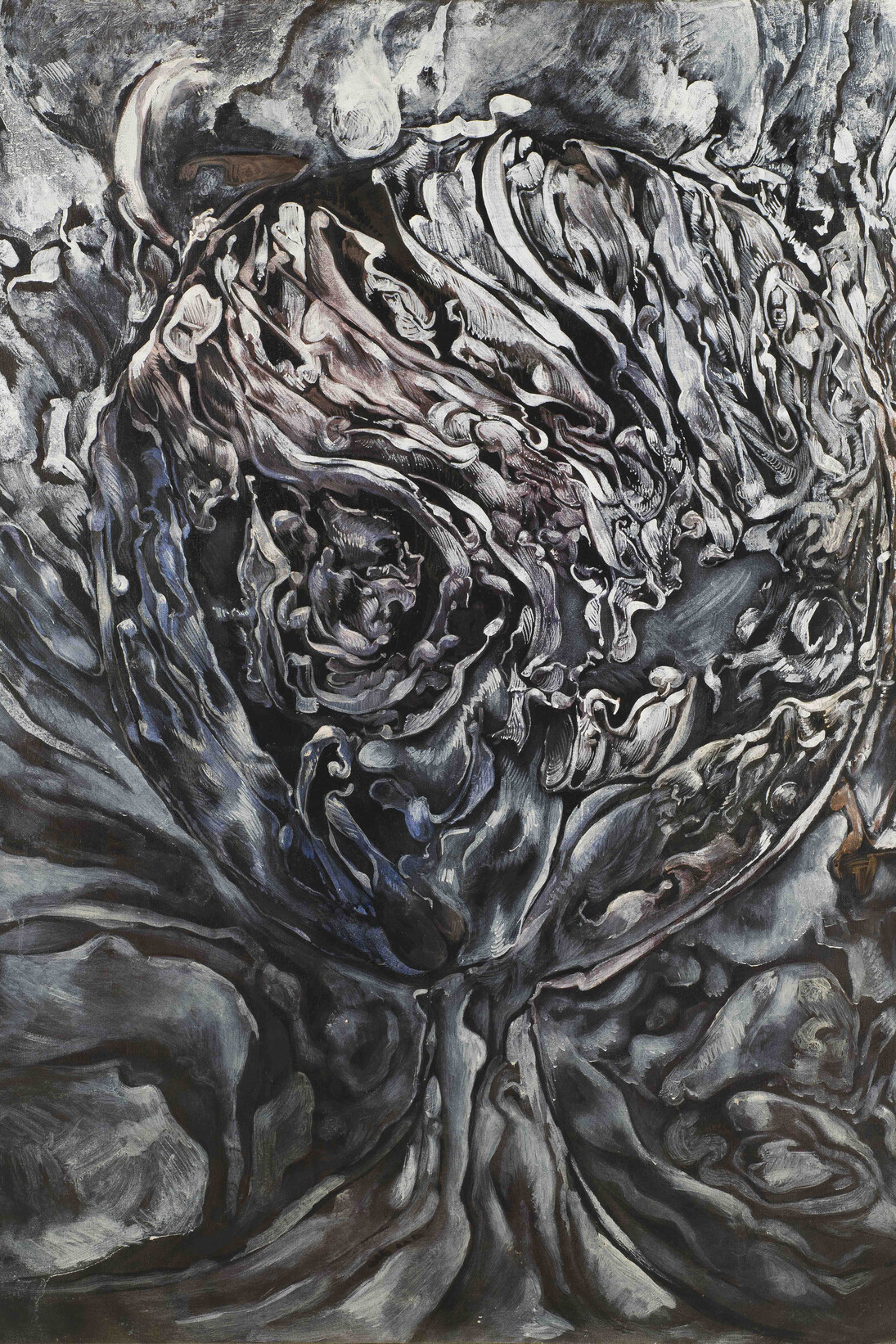 Science in Surrealism, Kurt Seligmann, Moonscape (detail)