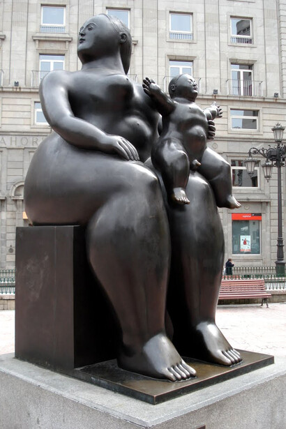Opera di Fernando Botero en plein air