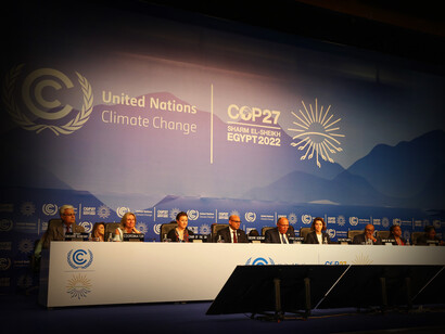 Autoridades organizadores de la COP27, celebrado en Sharm El Sheij, Egipto, desde el 8 hasta el 16 de noviembre de 2022