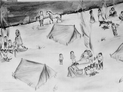 Marko Aladin Sejdić. Asado y comida