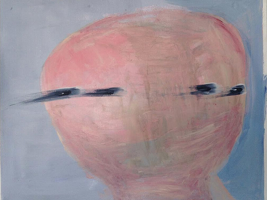 Sarah Gamble, Untitled 17, 2014, acrylic on paper, 14hx17w in.