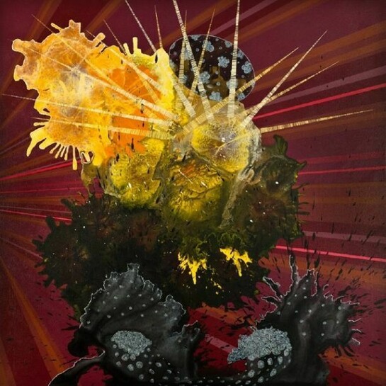 Thermal Equilibrium, 2013, Acrylic on canvas, 40” x 40”