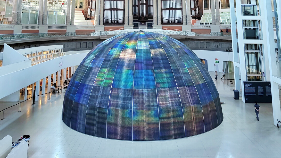 Eugènia Balcells, From the center, exhibition view. Courtesy of Museu Nacional d'Art de Catalunya