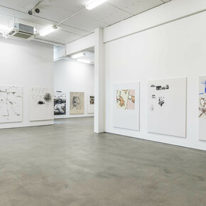 Malte Zenses, Alte eichen, neue bilder, exhibition view. Courtesy of G2 Kunsthalle