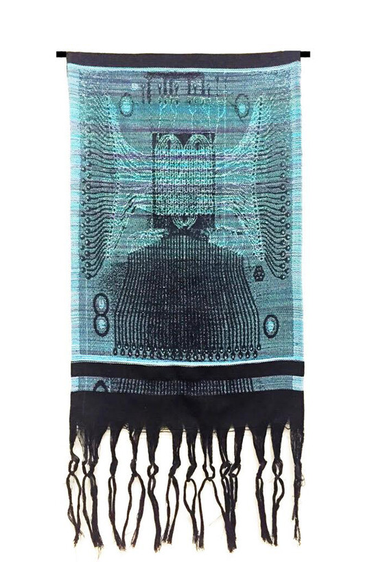 Robin Kang, Connecticut Yankee in King Authors Court, Hand Jacquard Woven, Hand Dyed Cotton,
2015
