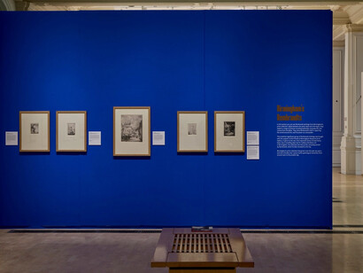 Rembrandt: masterpieces in black, exhibition view. Courtesy of Birmingham Museum