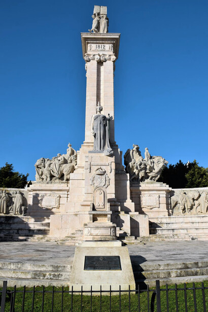 Monumento a las Cortes de Cádiz, en Cádiz, España
