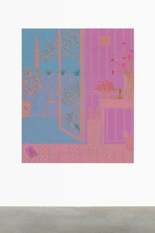 John McAllister, dawn deserted dazing, 2016 Oil on canvas 180,3 x 149,9 cm 71 x 59 inches