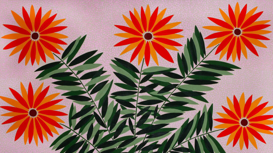 Anders Scrmn Meisner, Rare amplifiers and big flowers (detail), 2025. Courtesy of The Pit 
