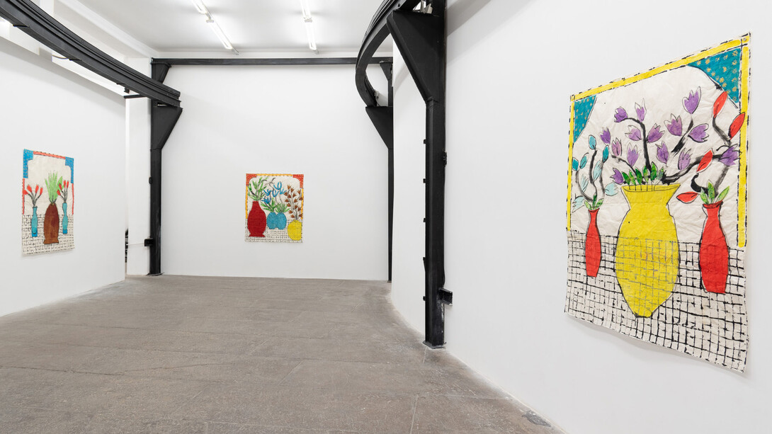 Isabella Ducrot, Opere a ripa 2025, exhibition view. Courtesy of Galleria T293 