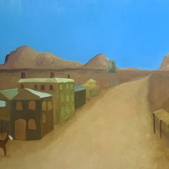 Paul Lacey, Dry town (detail), 2024. Courtesy of BMGArt