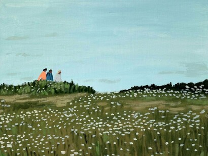 Jean Jullien, Dune Trio, 2024. Courtesy of the artist and Hashimoto Contemporary