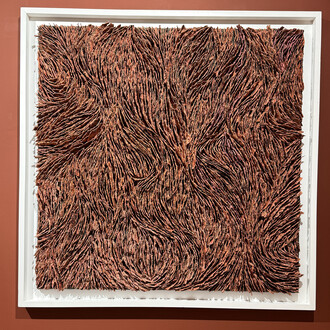 Khadija Jayi, Après le feu, vue d'exposition. Avec l'aimable autorisation du Comptoir des Mines Galerie