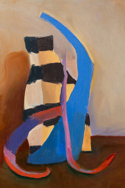 Caroline Gasteen, Cut the line (detail), 2025-26. Courtesy of Onespace Gallery