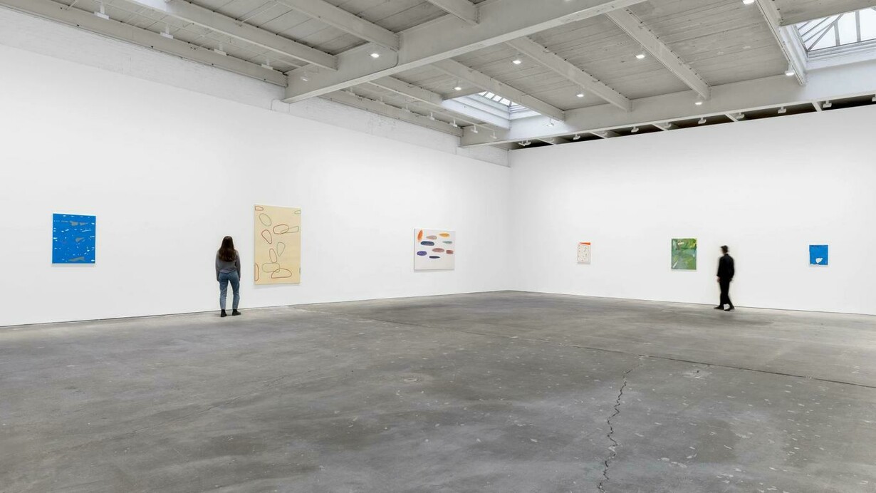 Raoul De Keyser, Touch game, exhibition view. Courtesy of David Zwirner Gallery