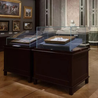 Lidó Rico, La revelación, vista de exhibición. Cortesía del Museo de Arte Riga Bourse