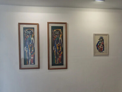 Miguel Ángel Pareja, Graphic work of Miguel Ángel Pareja, exhibition view. Courtesy of Galería de las Misiones