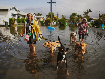 Inundated. Natalie Grono’s flood photos, artwork in ehxibition. Courtesy of the Australian National Maritime Museum