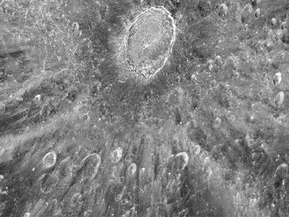 El cráter Tycho en la Luna