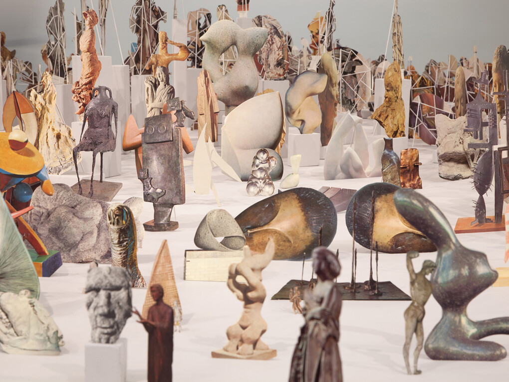 Geoffrey Farmer, detail view of Boneyard, 2013, Paper cutouts, wood, glue, Dimensions variable. Courtesy of the artist and Casey Kaplan, New York
