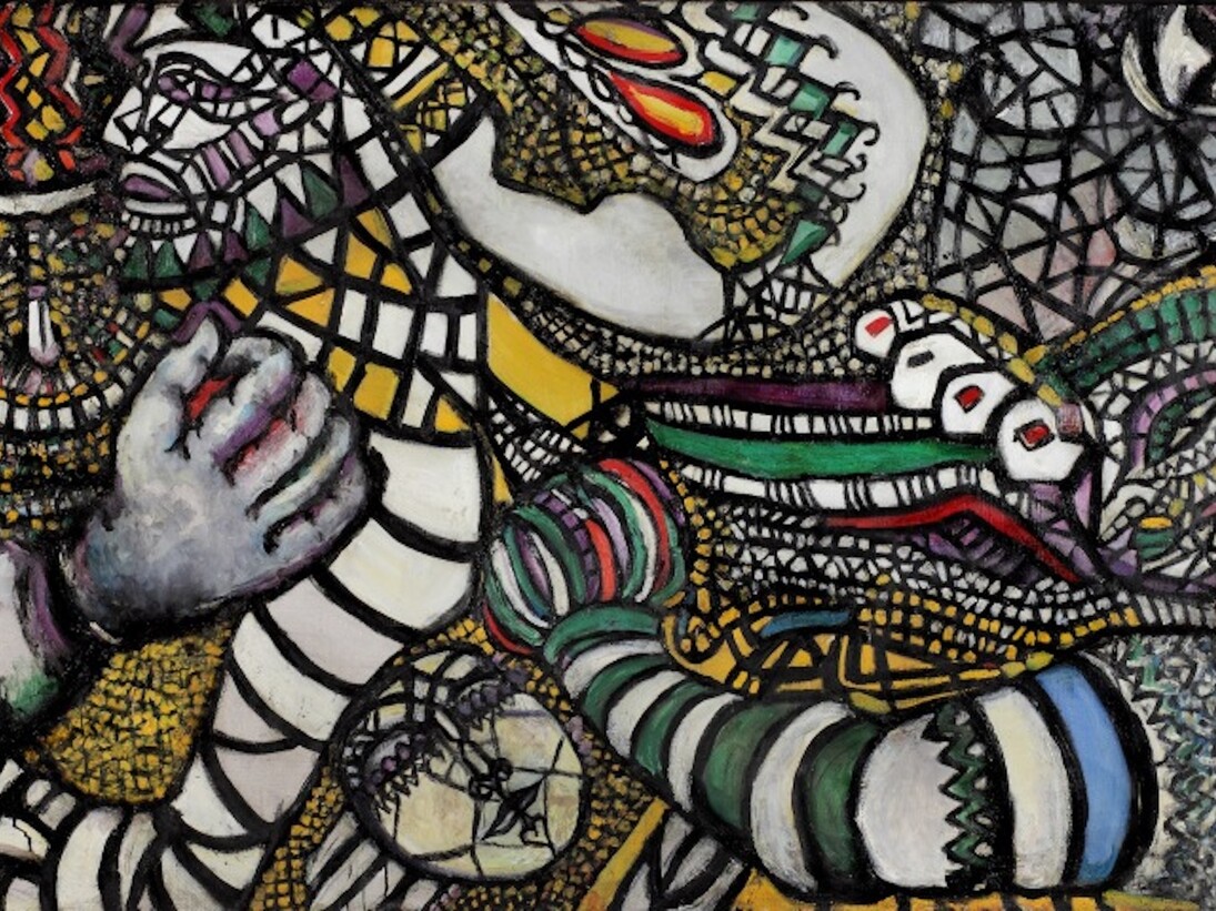 Fahrelnissa Zeid Struggle Against the Abstract 1947 Istanbul Museum of Modern Art (Istanbul, Turkey) © Estate of Fahrelnissa Zeid, 1901-1991 (Amman, Jordan)