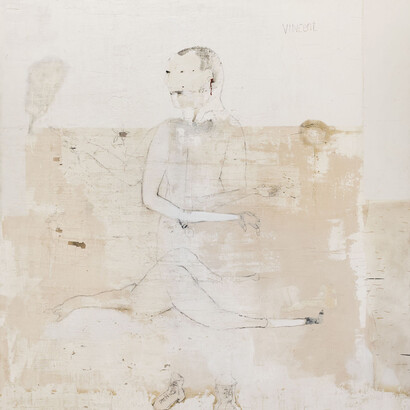 Marco Fantini, Vincent, 2016 tecnica mista su tela,180x200 cm. Courtesy of MAC