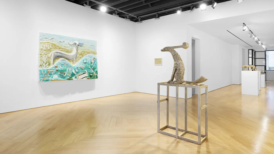 Lin May Saeed, exhibition view. Courtesy of Anton Kern Gallery
