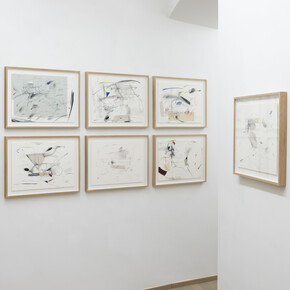 David Schmitz, Notations, exhibition view. Courtesy of Nosbaum Reding