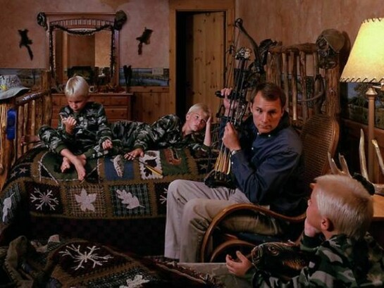 Angela Strassheim, Untitled (Storytelling), 2005, Archival pigment ink print, 40 x 50 inches