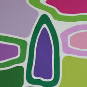 Yacout Hamdouch, Une haie de volubilis à Carvoeiro (A hedge of morning glories in Carvoeiro) (detail), 2026. Courtesy the artist and October Gallery